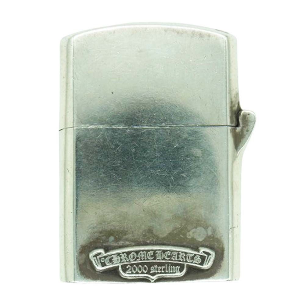 CHROME HEARTS クロムハーツ 原本無 FILIGREE ZIPPO LIGHTER フィリグリークロス ジッポ ライター シルバー系