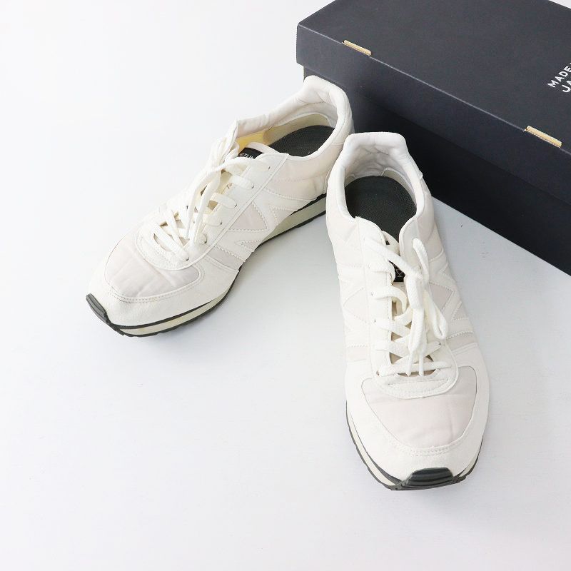 Mizuno ✖️MARGARET HOWELLホワイト ランニングシューズ 美品 マーガレットハウエル MARGARET HOWELL × ミズノ MIZUNO M-LINE