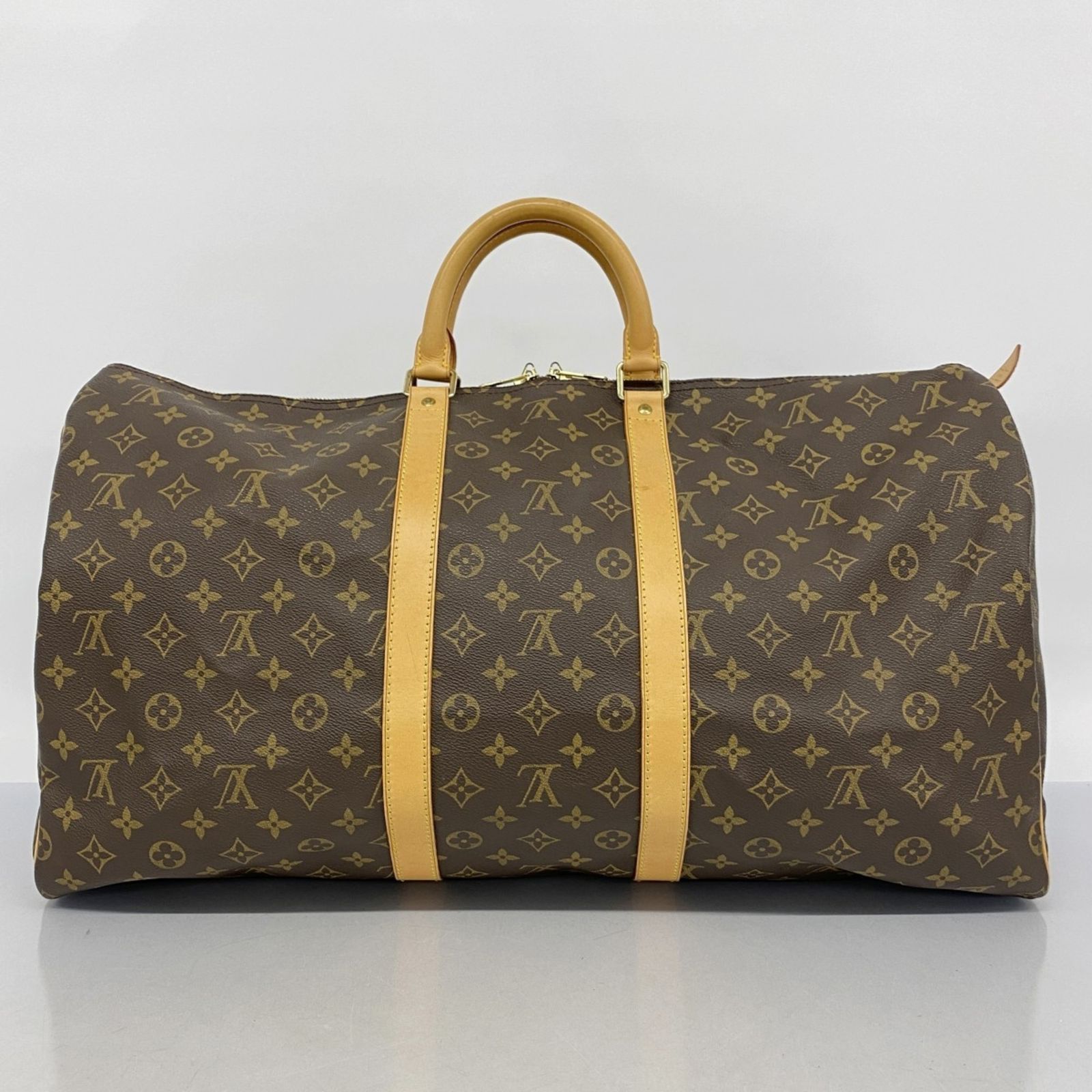 LOUIS VUITTON ボストンバッグ モノグラム キーポル55 ブラウン ルイヴィトン モノグラム キーポル55 USA製 ブラウン M41424