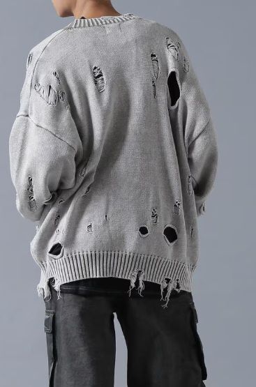 LHP ダンケシェーン トップス ダメージ加工 トレーナー ニット カーディガン LHP ダンケシェーン トップス ダメージ加工 トレーナー ニット