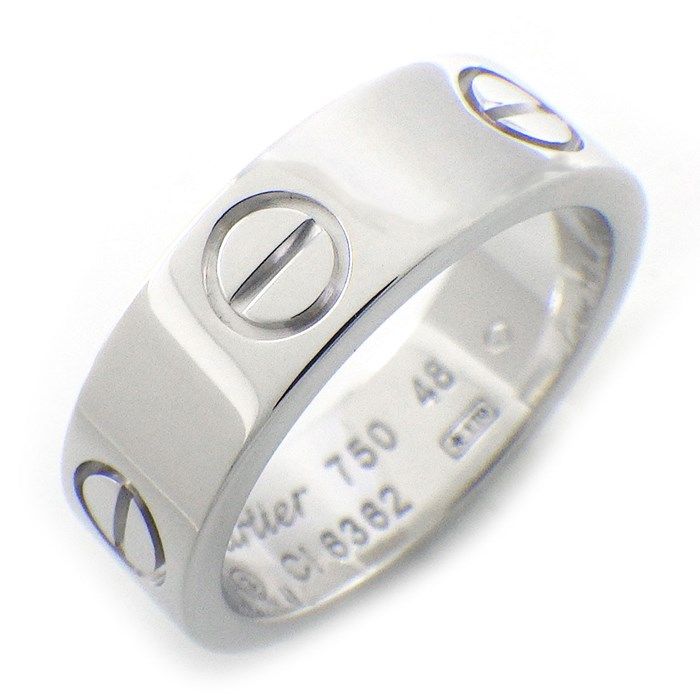 カルティエ Cartier リング ラブ クラシックモデル MM B4084748 K18WG