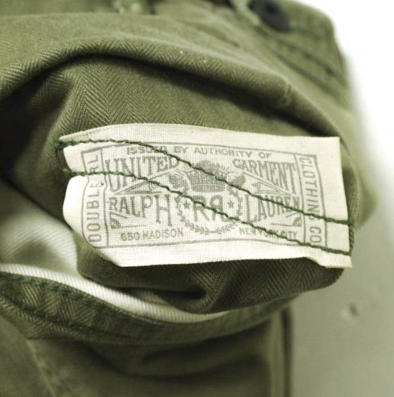 RRL ダブルアールエル DISTRESSED HERRINGBONE CARPENTER PANTS 