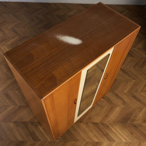 【特売バーゲン】 ジープラン G-PLAN Chinese white ヴィンテージ 3ドア ワードローブ 初期ゴールドラベル G-plan 94132