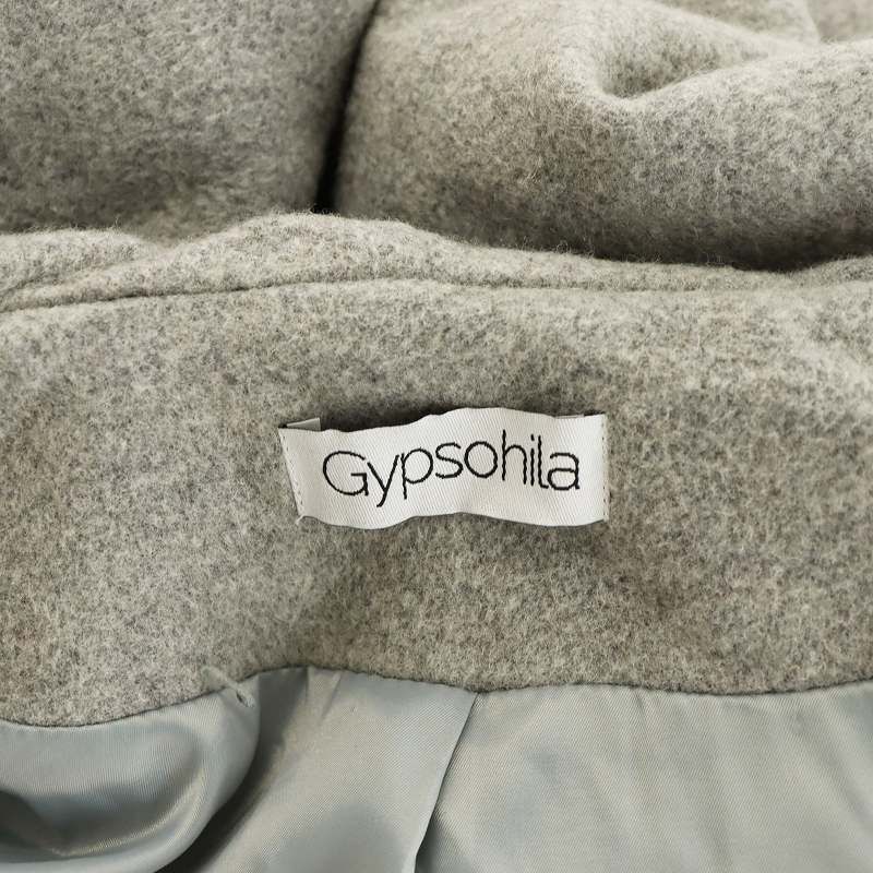 Gypsohila ジプソフィア ショート オペラコート グレー Short Opera Coat LightGrey | gypsohila