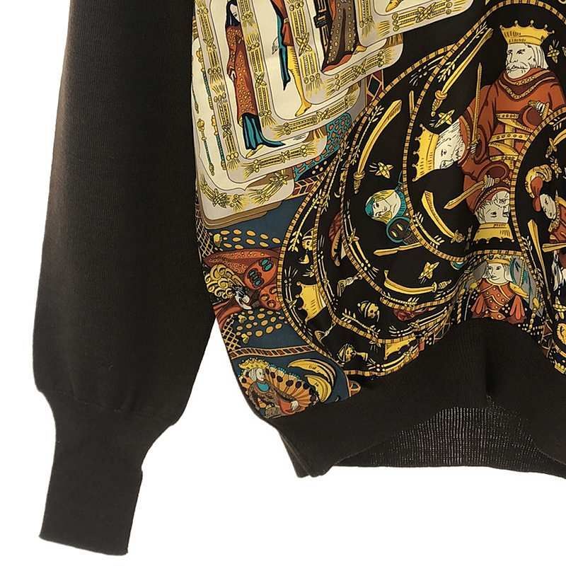 HERMES - 【美品】  HERMES / エルメス | LE TAROT クルーネックニット | 42 | グリーン | レディース 美品】 HERMES / エルメス | LE TAROT クルーネックニット | 42