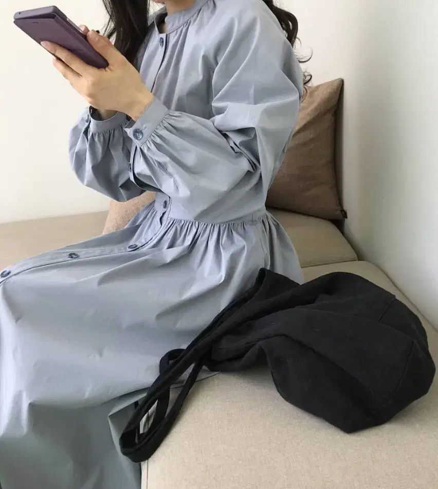 LBYL エルバイエル ユジョン シャツ ロング丈ワンピース