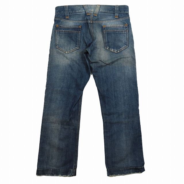 D&G DOLCE&GABBANA コーティングデニム メタルロゴ48