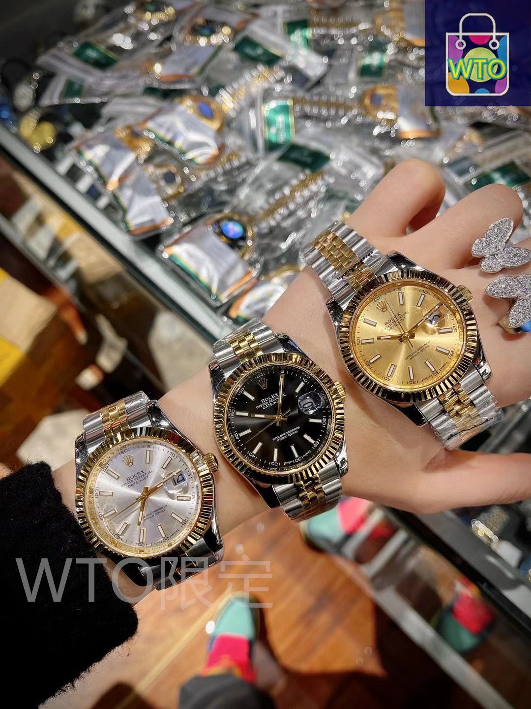 ROLEX ロレックス デイトジャスト メンズ腕時計 41mm｜ゴールド