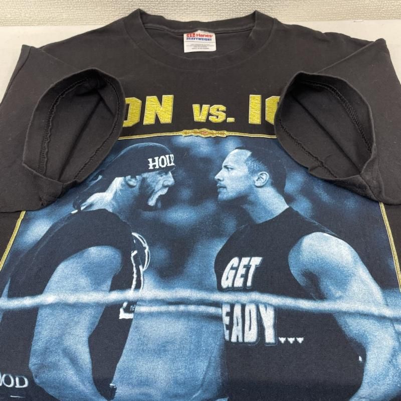 WWE DVDBOX プロレス レッスルマニア18 ロックvsホーガンTシャツ WWE DVDBOX プロレス レッスルマニア18 ロックvsホーガンTシャツ
