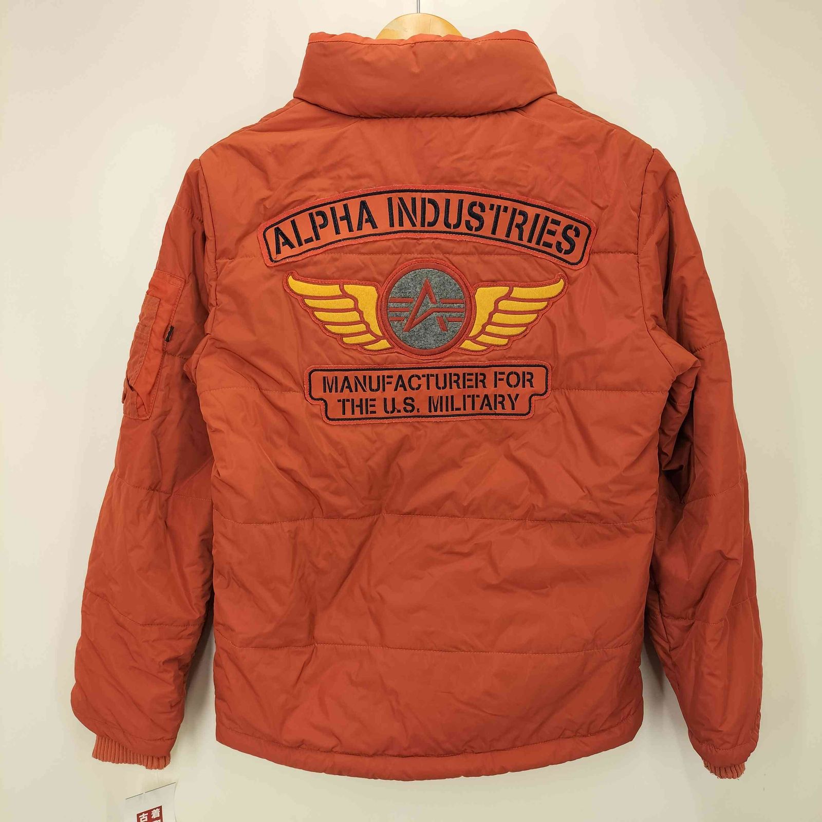 ALPHA INDUSTRIES ワッペン 約10cm x 5cm - メルカリ