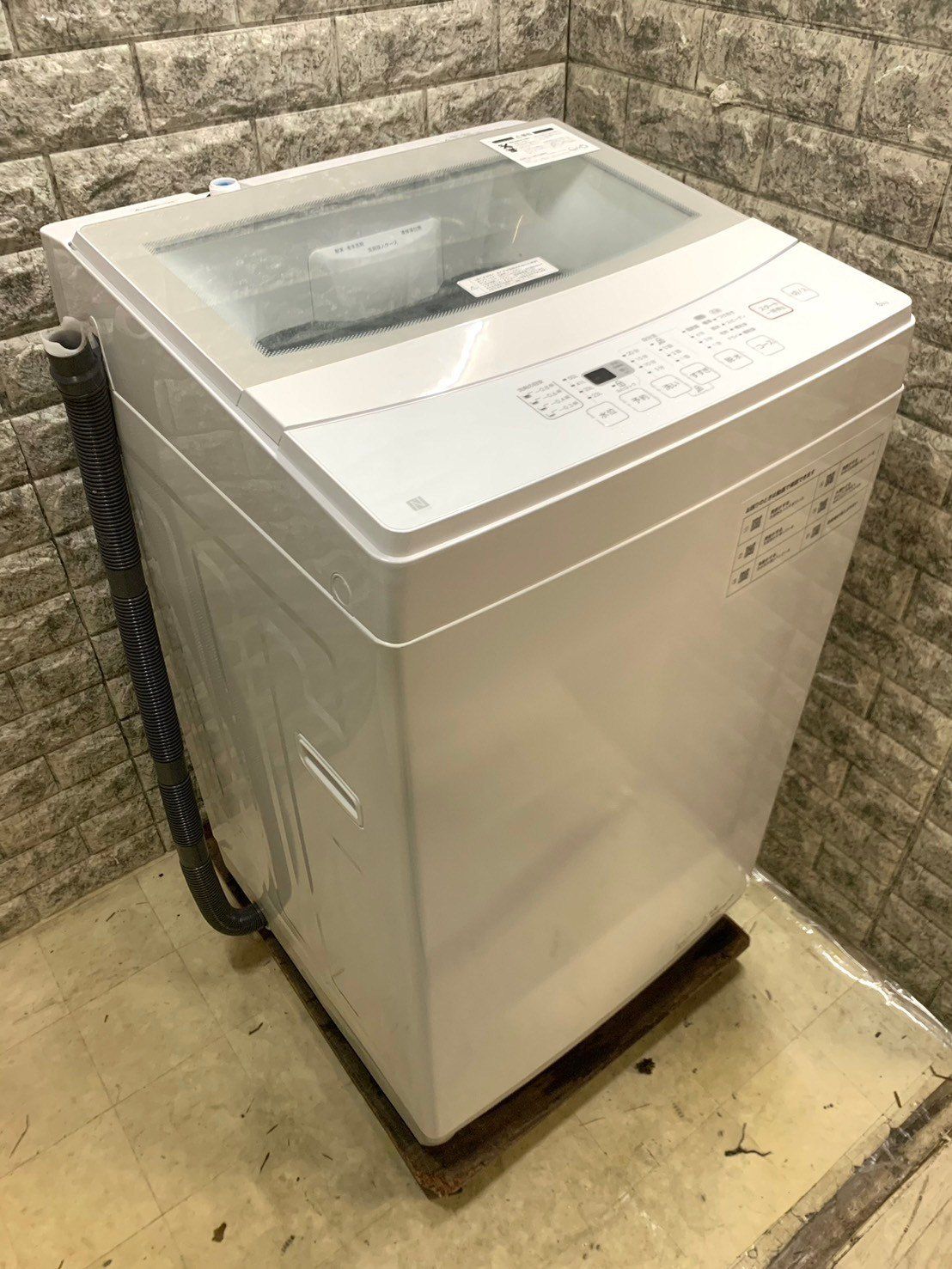 中古 高年式 全自動洗濯機 風乾燥機能 ニトリ 6.0kg NTR60 2020