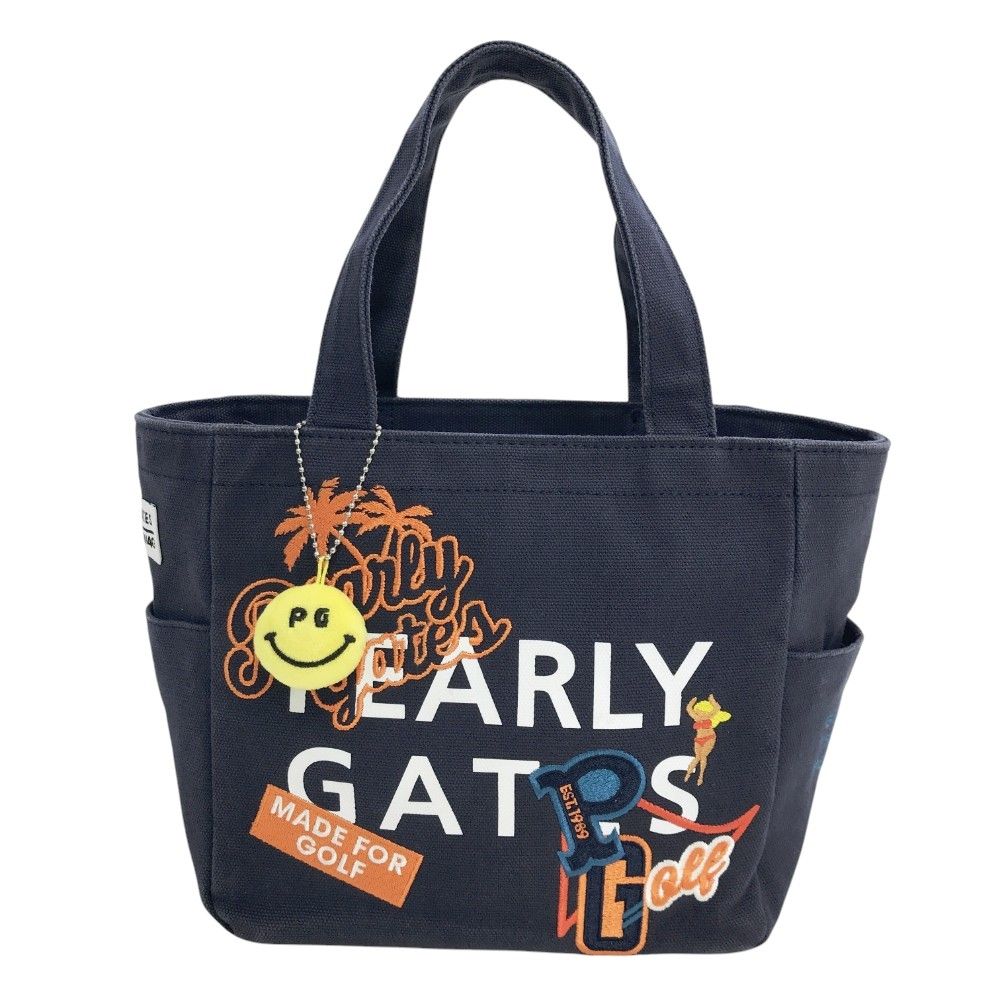 PEARLY GATES パーリーゲイツ  ロッカーバッグ トートバッグ  ネイビー系  [240101441336] ゴルフウェア ストスト PEARLY GATES パーリーゲイツ 2023年モデル 多機能 ロッカー