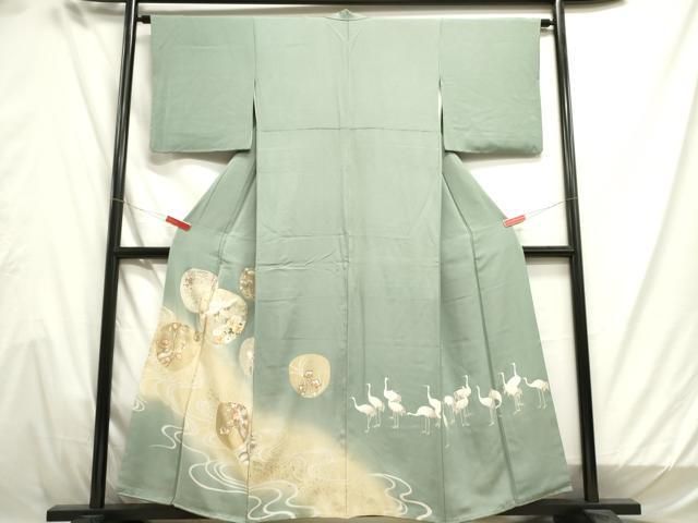 平和屋着物○豪華振袖 絞り 地紙花文 金彩 鈴乃屋扱い 正絹 逸品