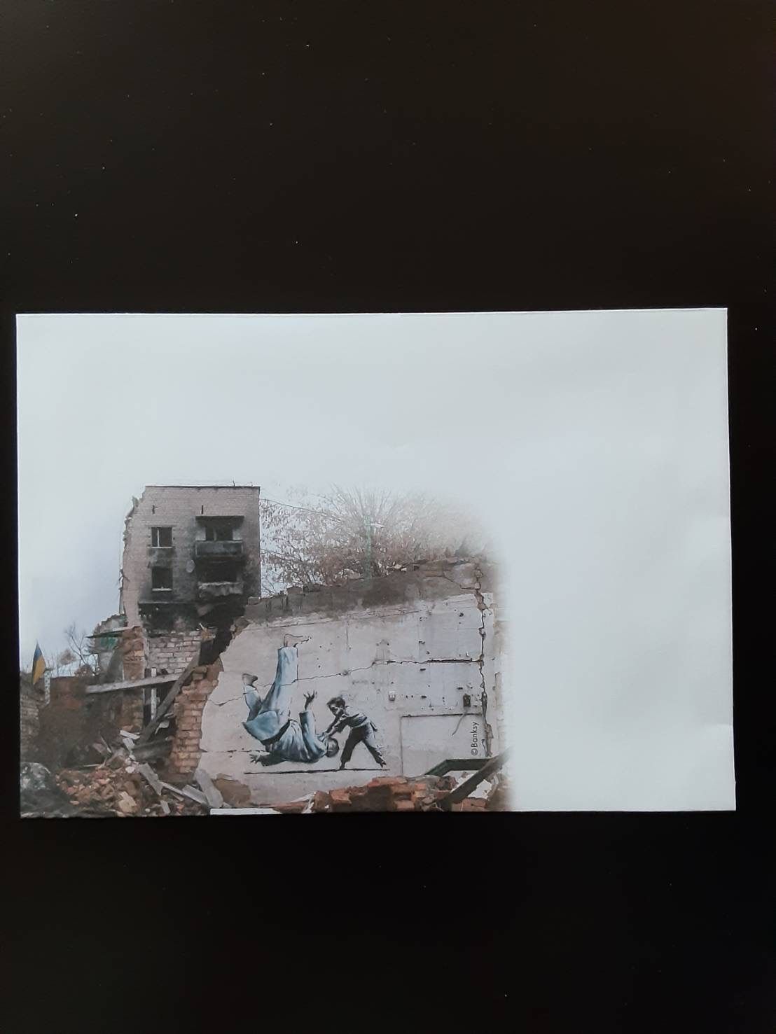 2024年最新入荷 バンクシー 正規品 banksy PTN FCK 切手 ウクライナ バンクシー ヨーロッパ