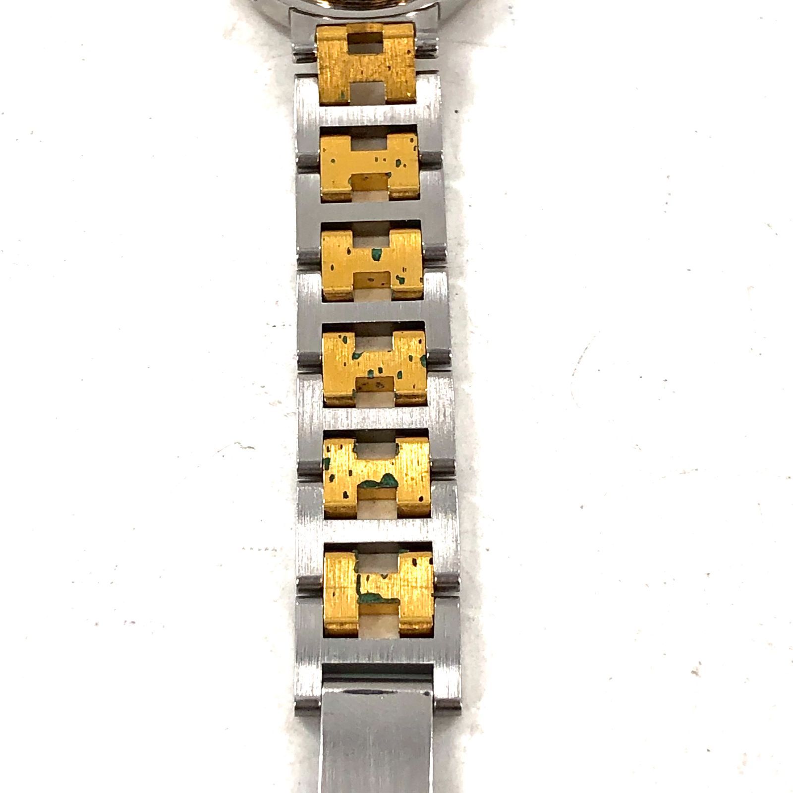 HERMES エルメス クリッパー CL4.220 コンビ SS/QZ デイト