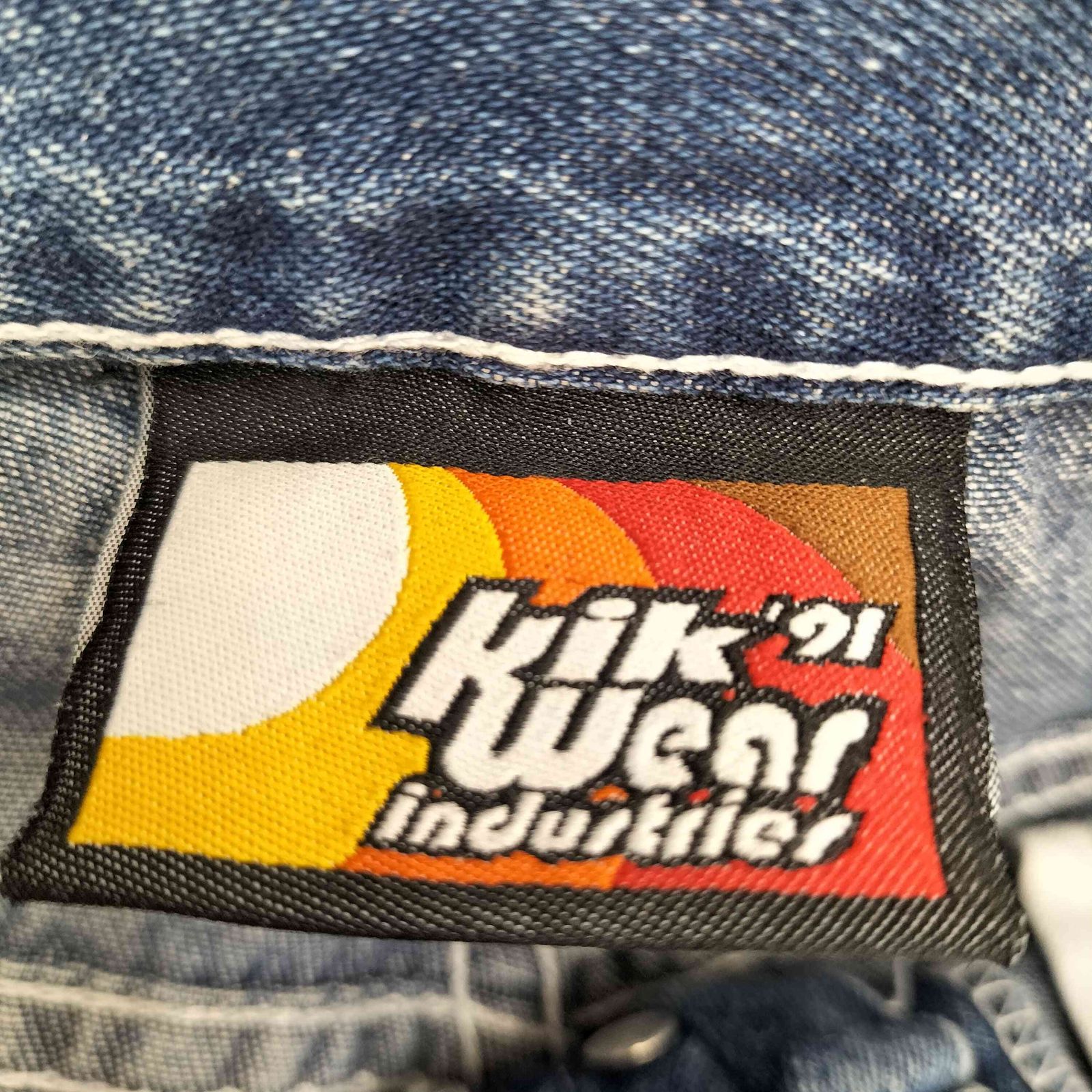 ユーズドフルギ USED古着 KIK WEAR 90s USA製 rave pants バギーワイド
