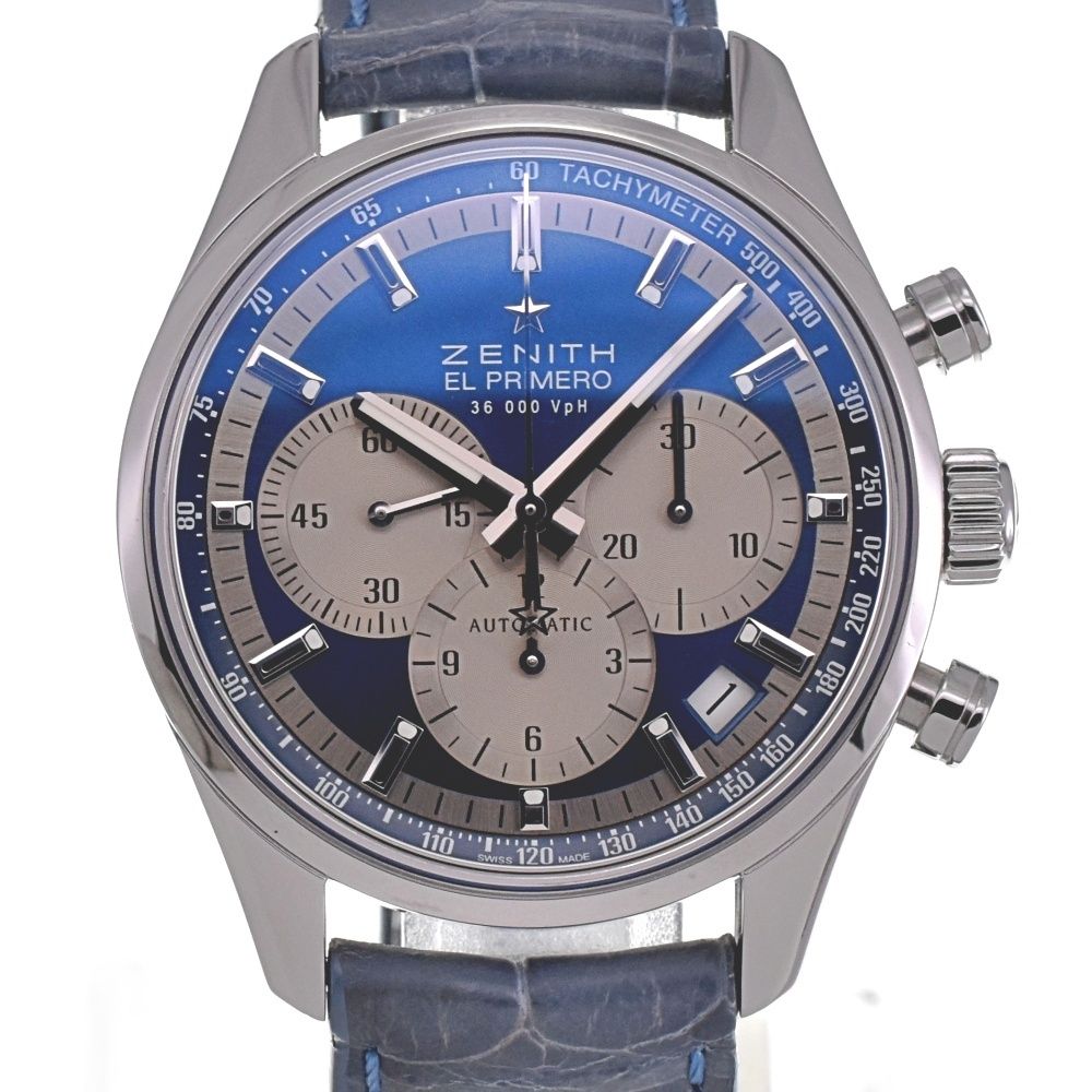 ゼニス ZENITH 03.2150.400/51.C705 クロノマスター エル・プリメロ 36000VPH  自動巻き メンズ美品箱付き E#133281