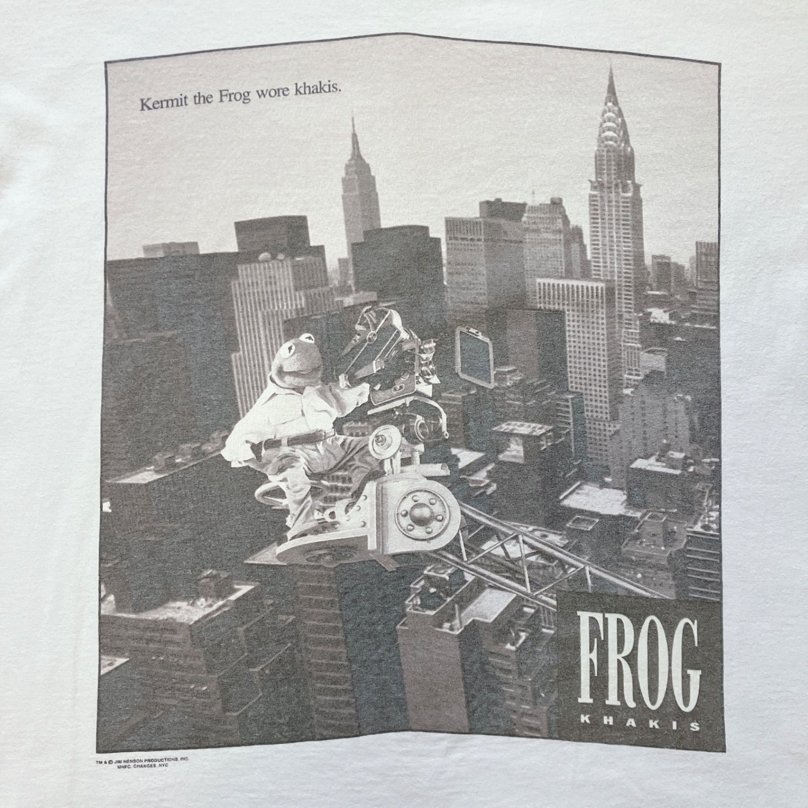 90s KERMIT GAP Parody FROG KHAKIS tee WERE KHAKIS パロディ カーミット Tシャツ