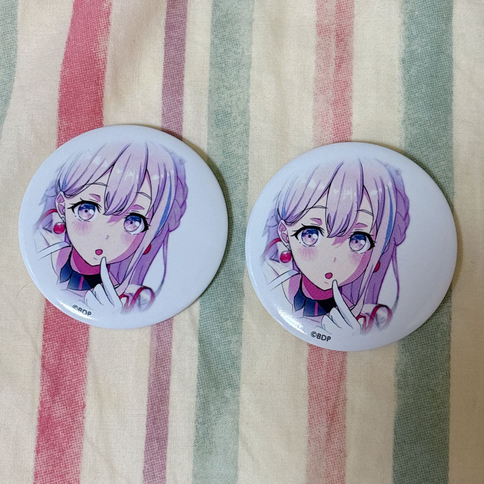 バンドリ 信澤収展 缶バッジ 夢限大みゅーたいぷ ゆめみた 宮永