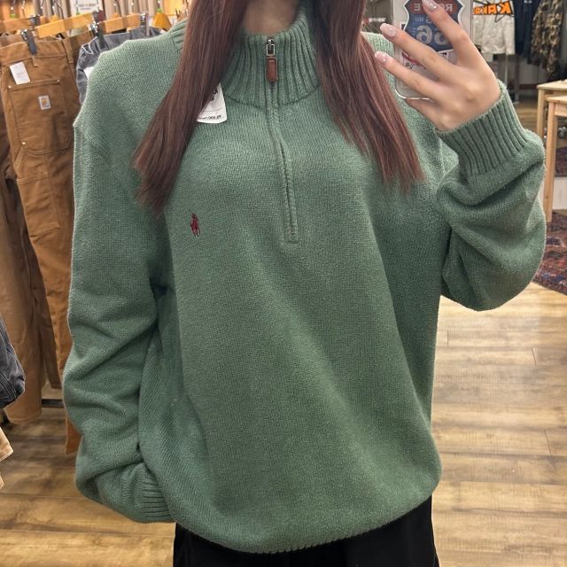 【Ralph lauren/ラルフローレン】ハーフジップニット