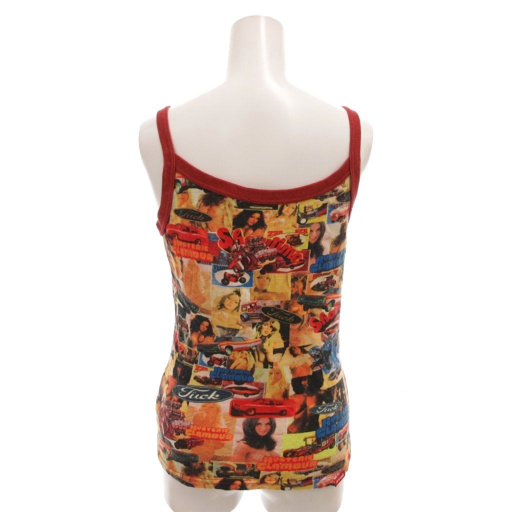 ヒステリックグラマー HYSTERIC GLAMOUR キャミソール タンクトップ F マルチカラー 転写プリント |FF