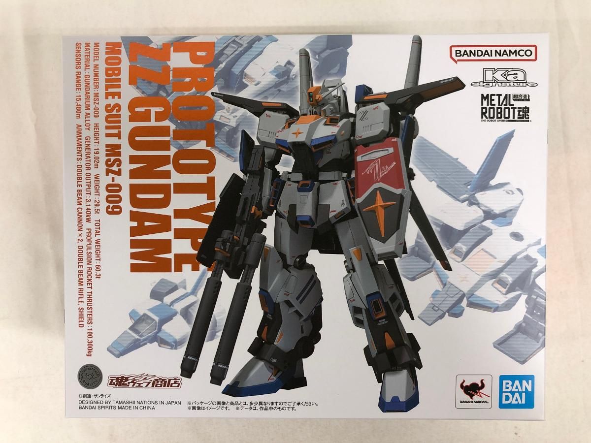 未開封メタルロボット魂 プロトタイプZZガンダム ショップ 未開封