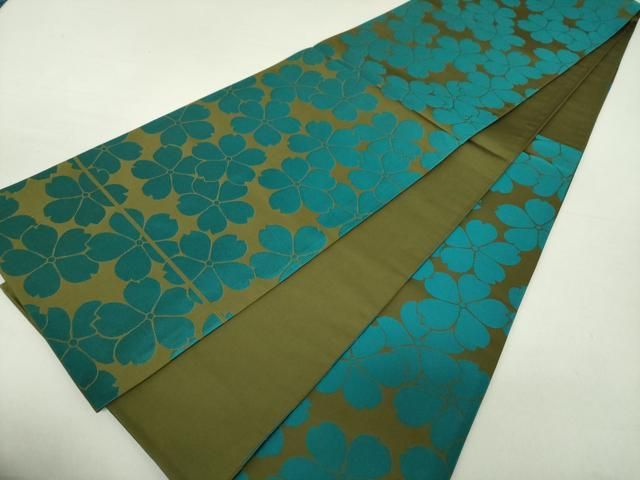 平和屋着物○世界的人形師 辻村寿三郎 ジュサブロー 六通柄袋帯 舞桜