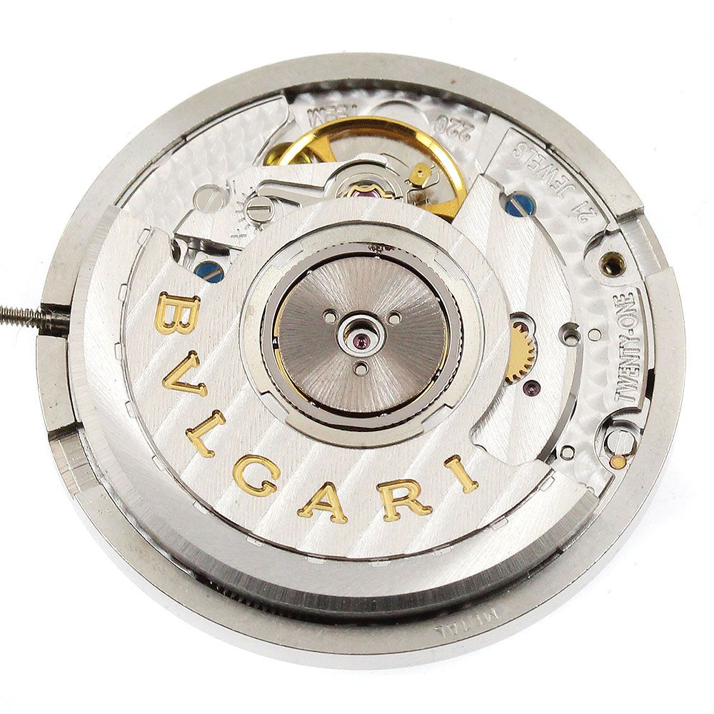ブルガリ BVLGARI cal 220 インデックスダイヤ デイト ムーブメント 自動巻き メンズ_I 139