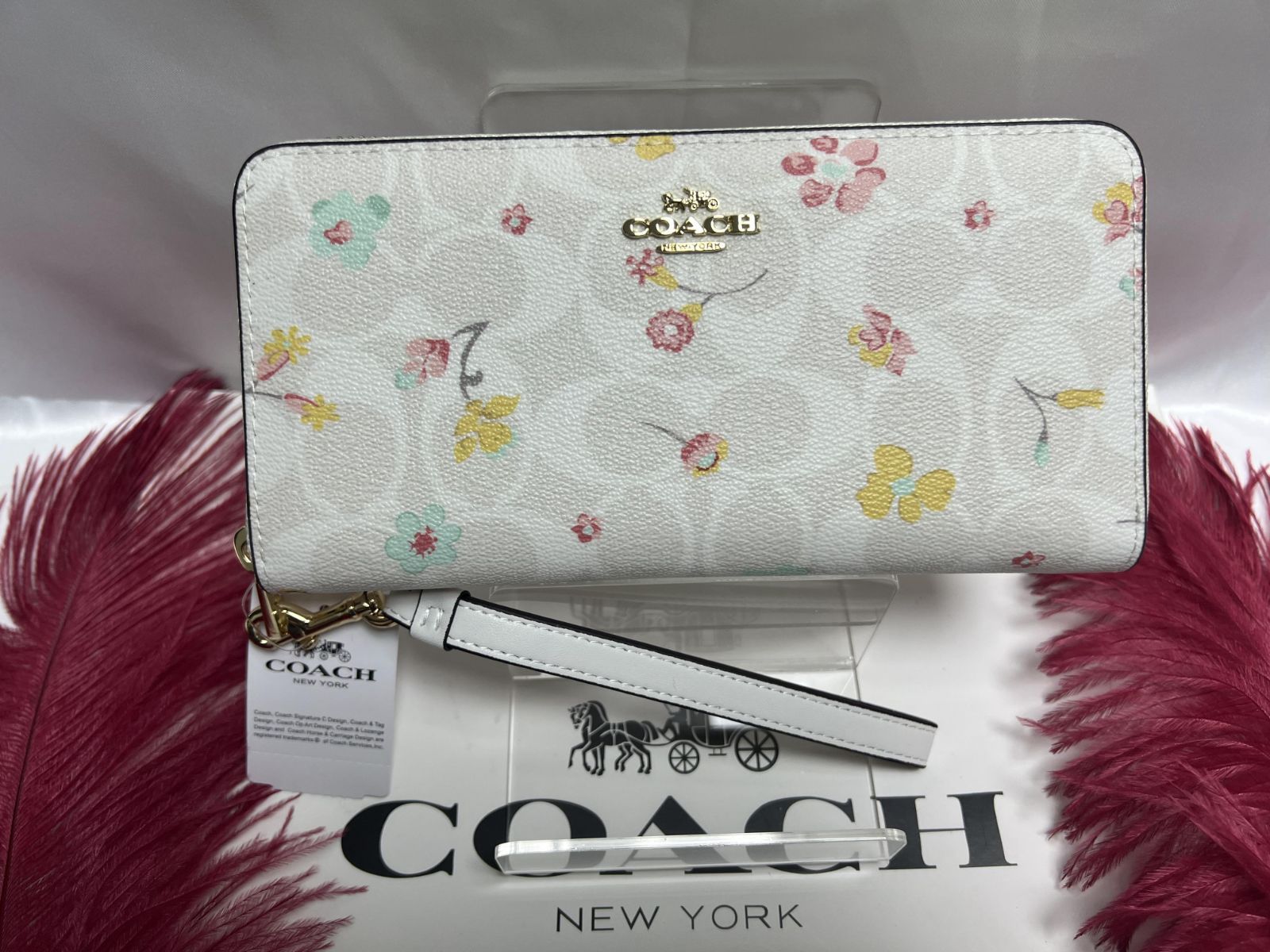 COACH 財布 コーチ 長財布 ラウンドファスナー シグネチャー 