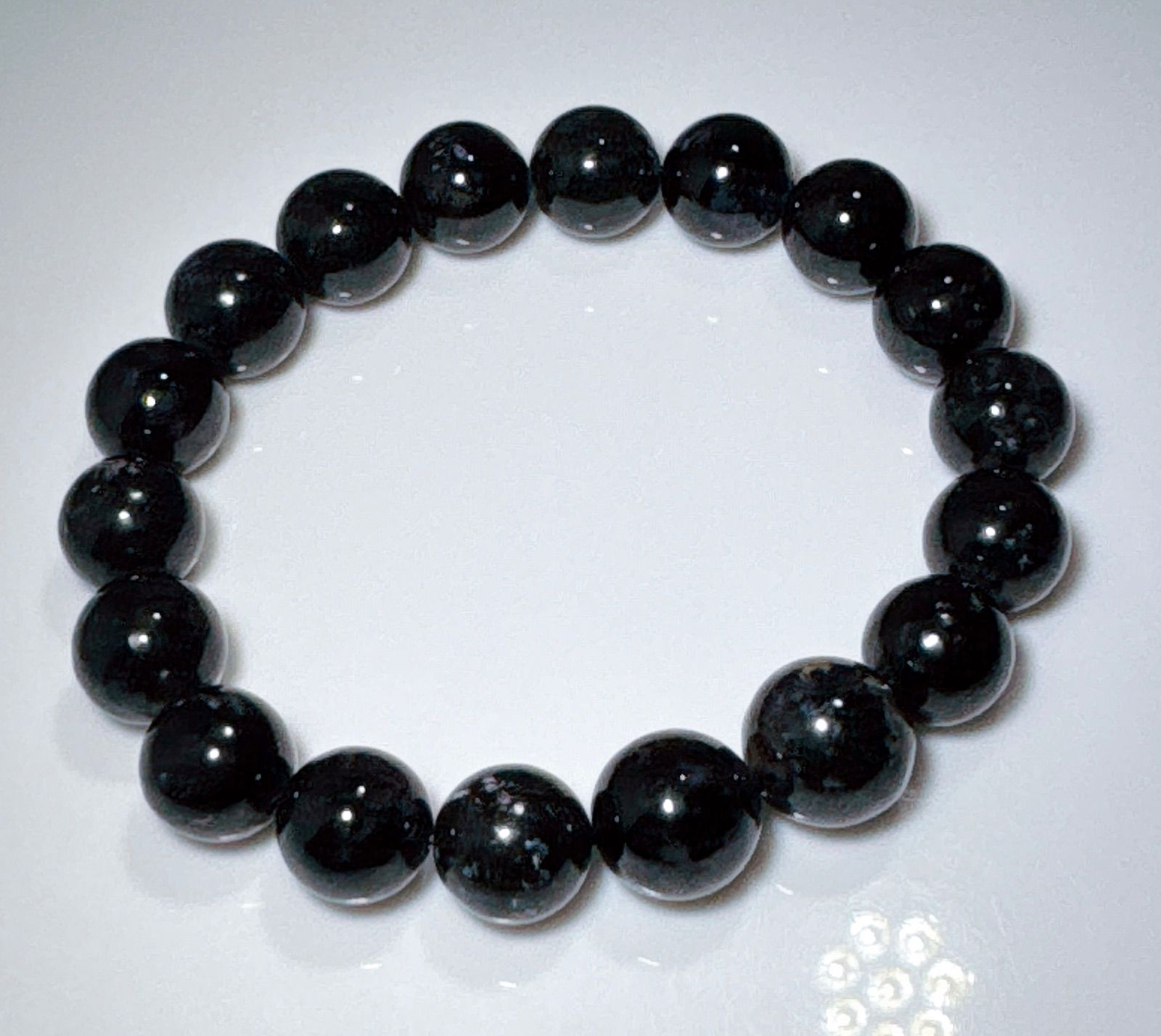 ブラックスギライトブレスレットNO25-2384