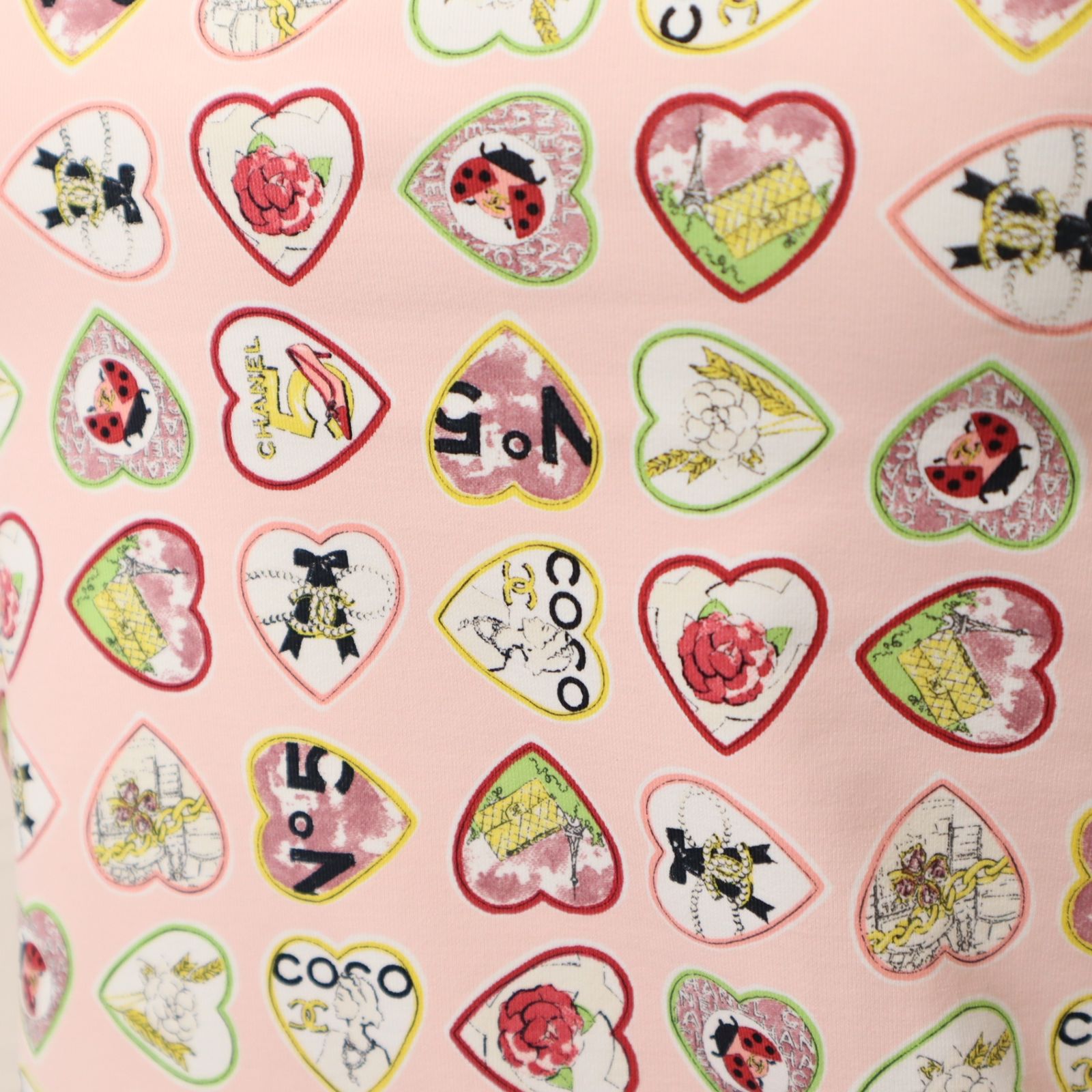 シャネル ココマーク ハート 総柄 キャミソール P28222 レディース  