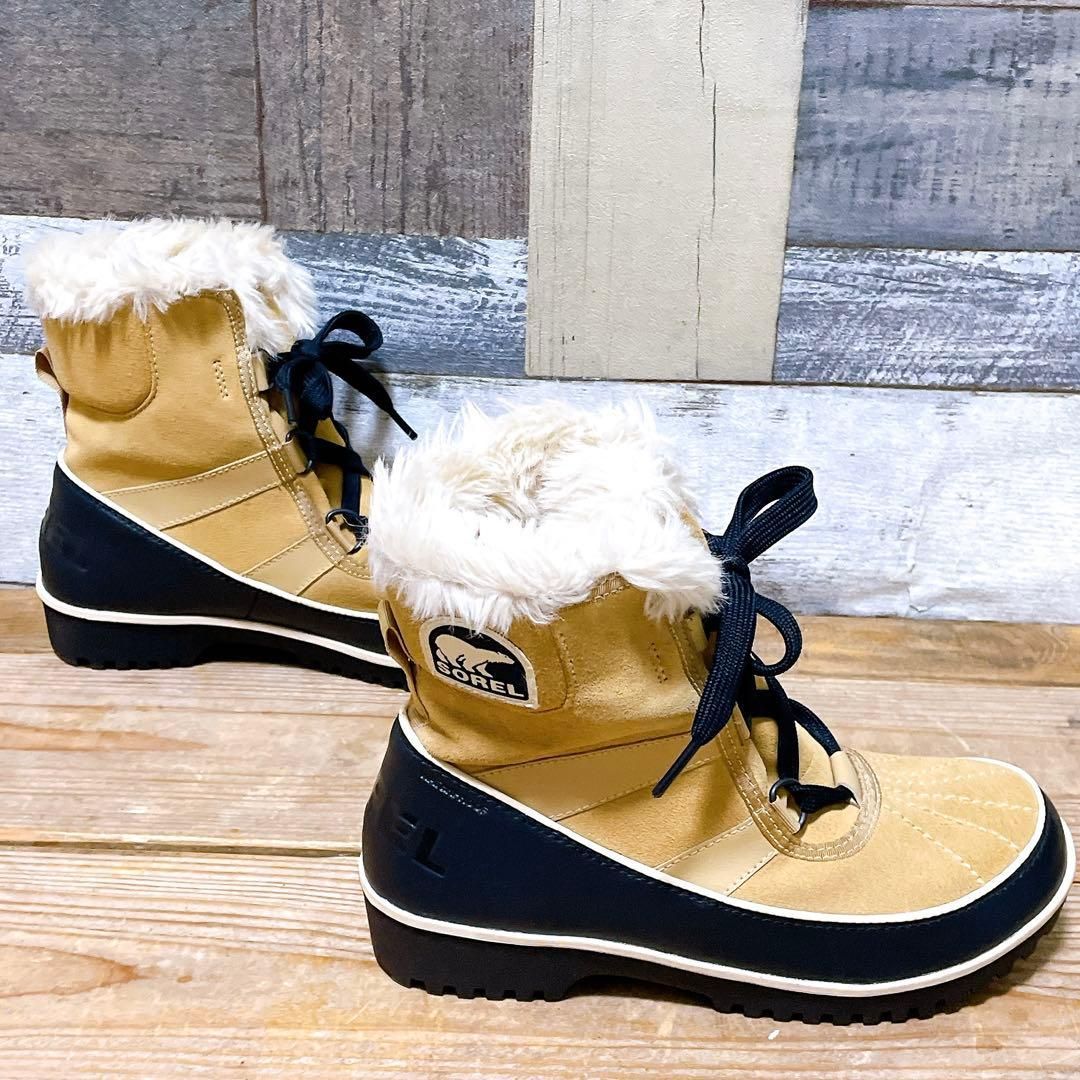 SOREL ソレル レディース カリブー スノーブーツ グレー US5.5 22.5cm
