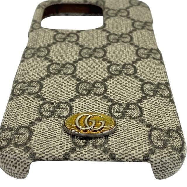 【美品】グッチ GGスプリーム iPhone14 スマホケース 新品】GUCCI グッチ 753610 アイフォンケース iPhone14PRO