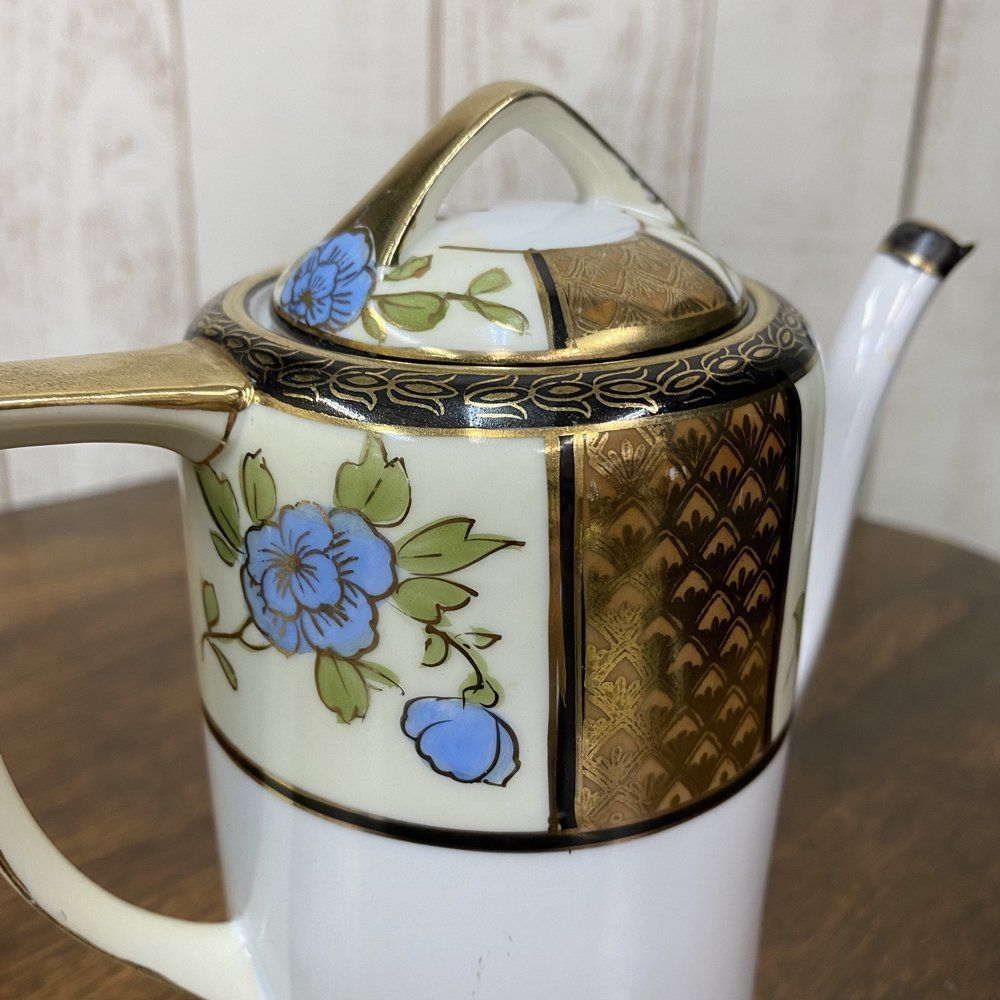 アンティーク食器 Noritake オールドノリタケ アールデコ ポット マルキ印 英国輸出用 1906-1925年頃 [19A258-7] -  メルカリ