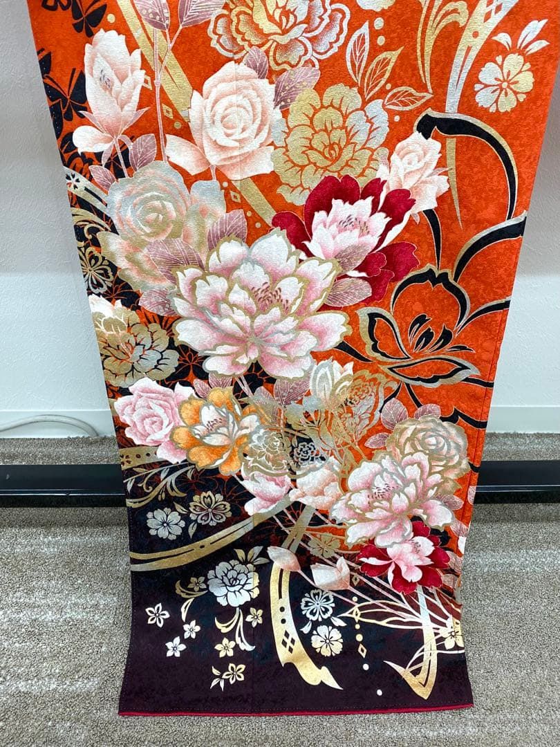 振袖 豪華 金彩 紋意匠 身丈167cm パールトーン加工済 MO2676 - メルカリ