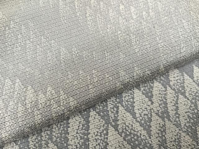 平和屋着物○本塩沢 やまだ織 訪問着 遠山樹林文 正絹 逸品 AABA3837ph