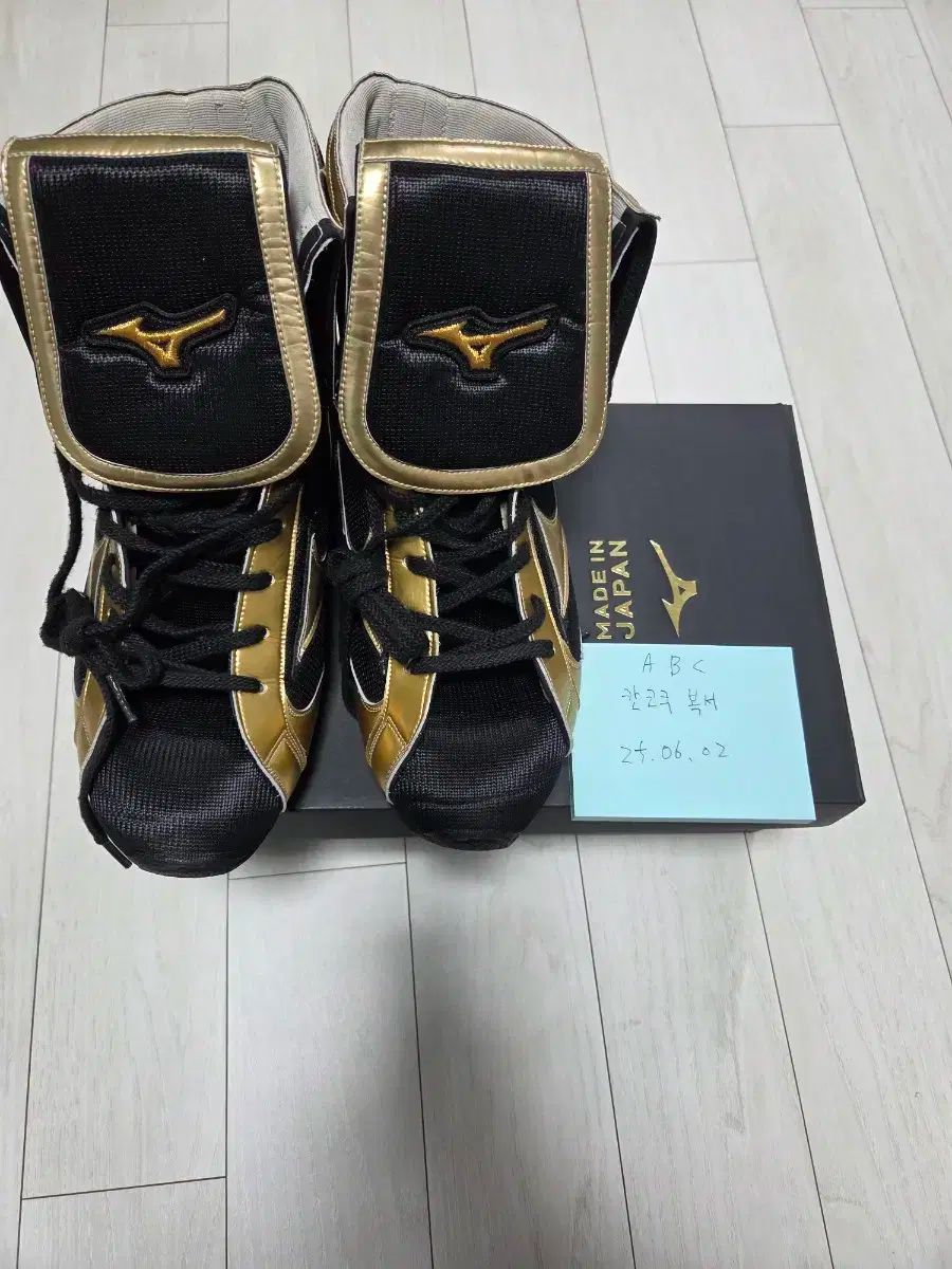 MIZUNO RunBird ボクシングシューズ ブラック/ゴールド MIZUNO RunBird ボクシングシューズ ブラック/ゴールド MIZUNO RunBird