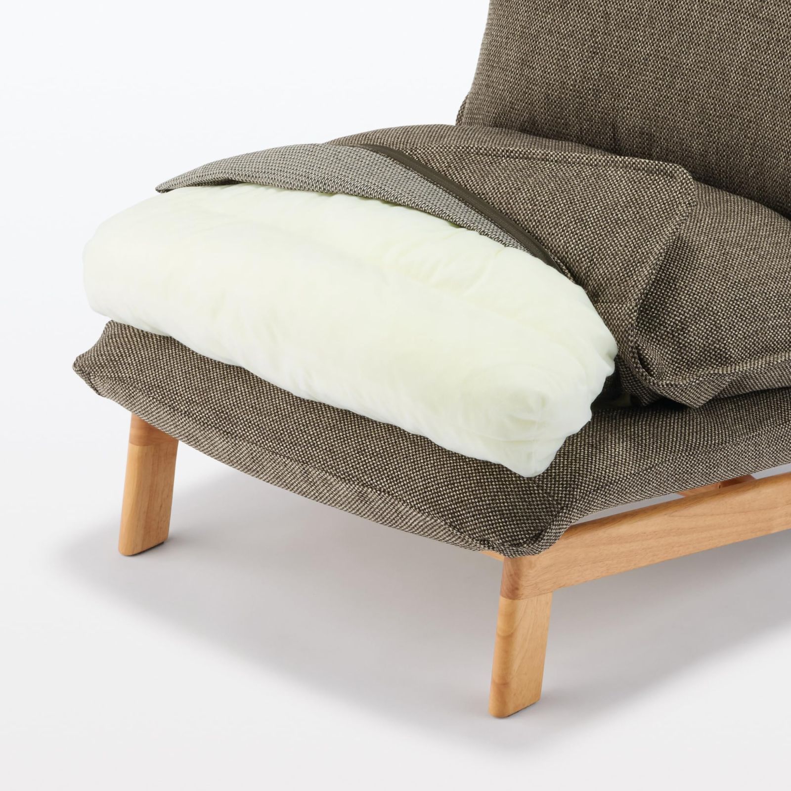 無印良品 ハイバックリクライニングソファ 1シーター（ポリエステル平織） ハイバックリクライニングソファ 1シーター ポリエステル平織