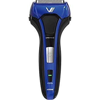 【】 マクセルイズミ (IZUMI) 電気 シェーバー 3枚刃 往復式 ブルー IZF-V538-A