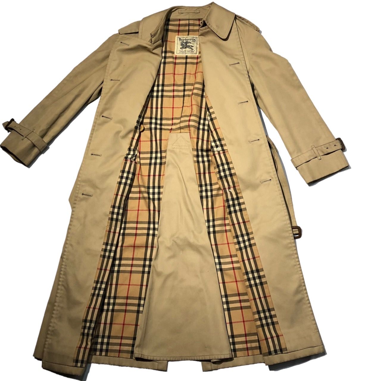 BURBERRY バーバリー コート ベージュx白(総柄) 4119223D0070 BURBERRY - Burberry / バーバリー | 70s〜90s | Burberrys 表記