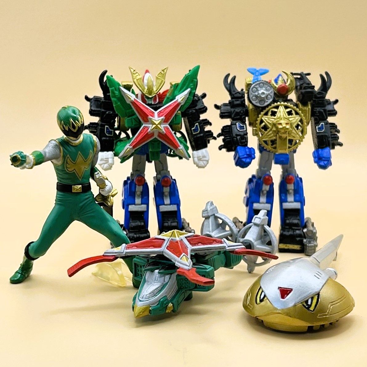 忍風戦隊ハリケンジャー 旋風神 天空神 まとめ売り HG 忍風戦隊ハリケンジャー 「 シュリケンジャー 天雷旋風神 轟
