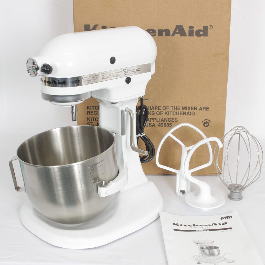 KitchenAidキッチンエイドスタンドミキサーKSM5WH ホワイト キッチン