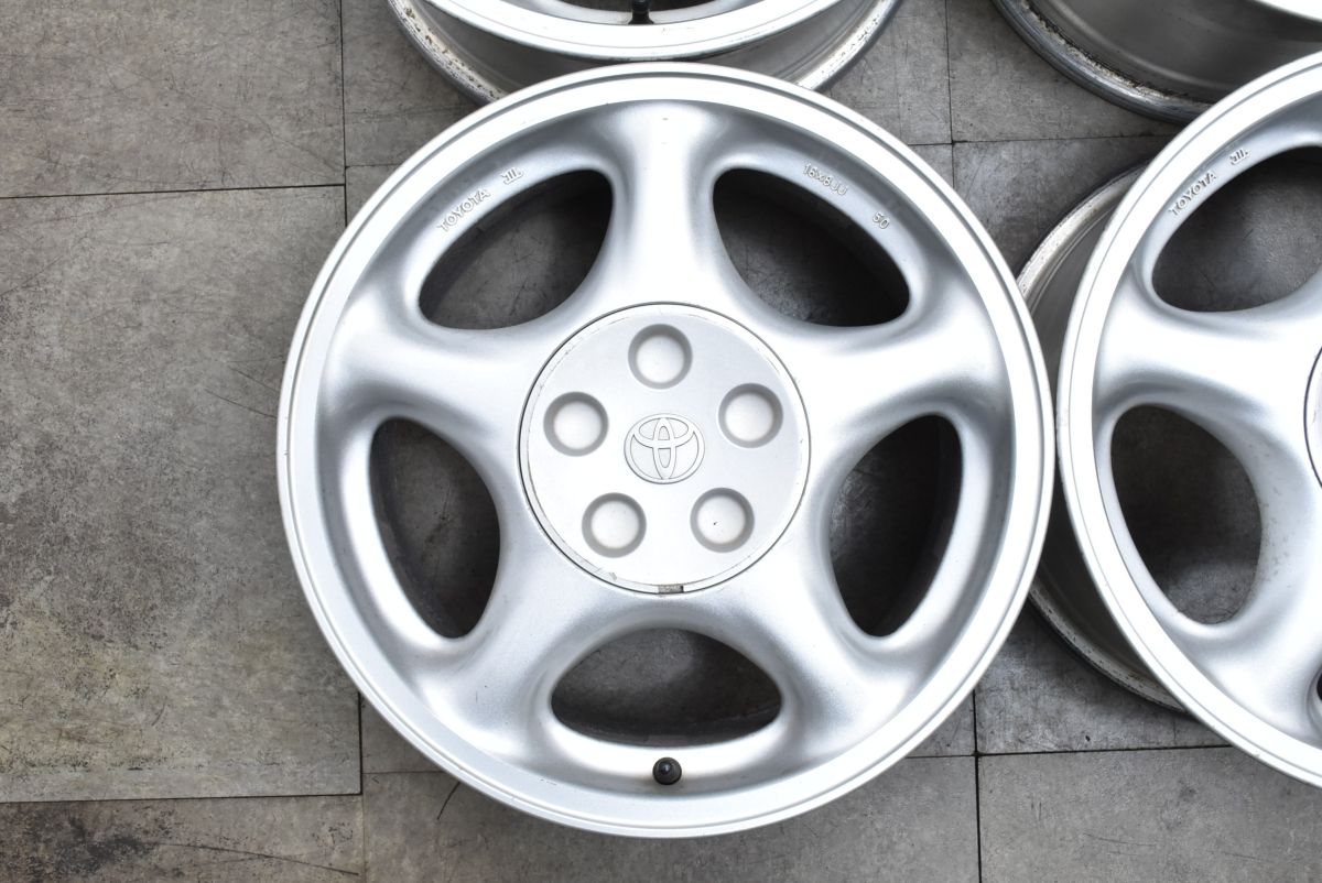 希少品】トヨタ 80 スープラ 純正 16in 8JJ +50 PCD114.3 4本 180 