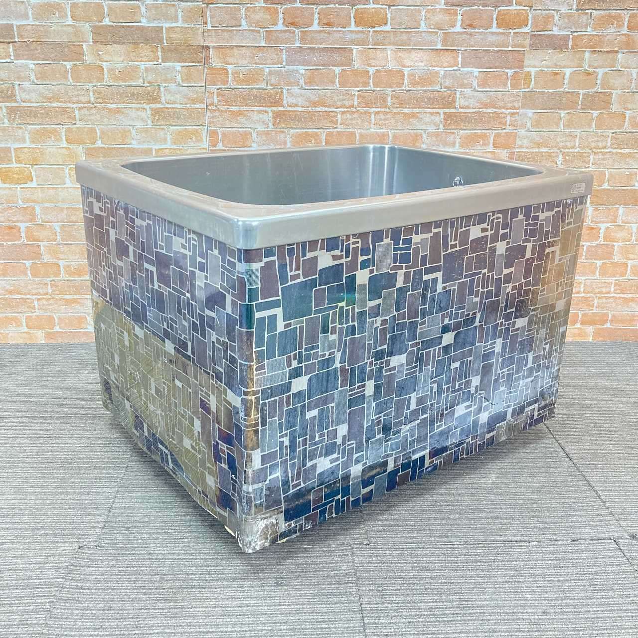 品 ナスステンレス ステンレス製 お風呂 バスタブ ステンレス浴槽 幅90cm 900mm 23J