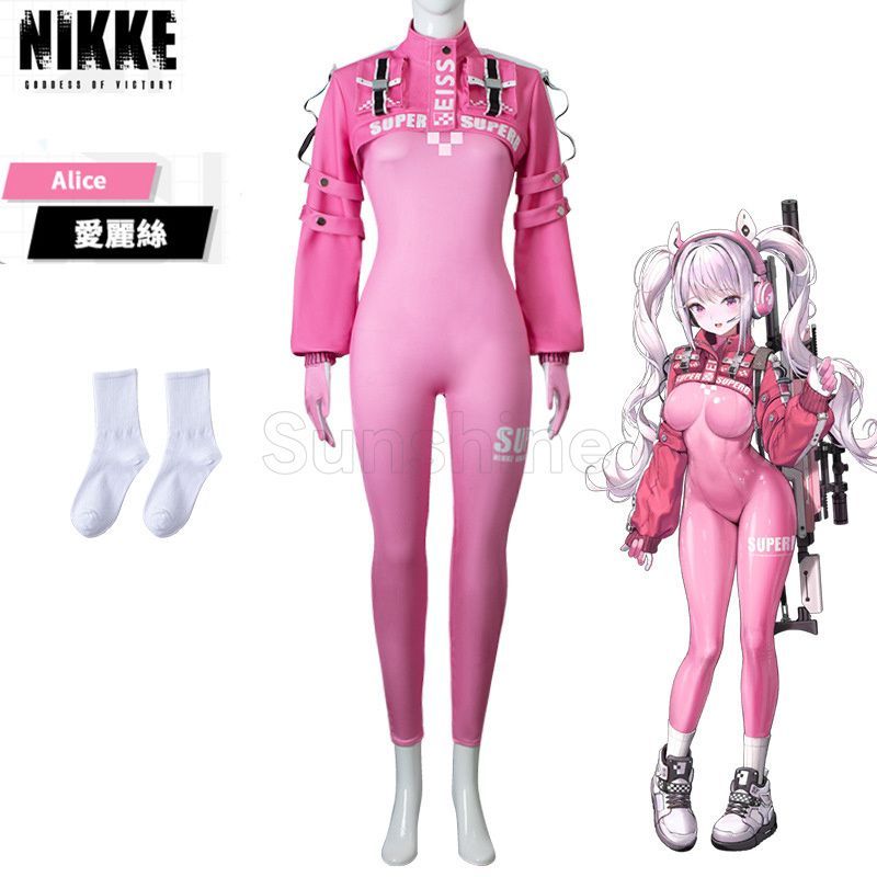 NIKKE アリス コスプレ 衣装 ➕ セット済みウィッグ Amazon.co.jp: 勝利の女神：NIKKE ニケ アリス：ワンダーランド