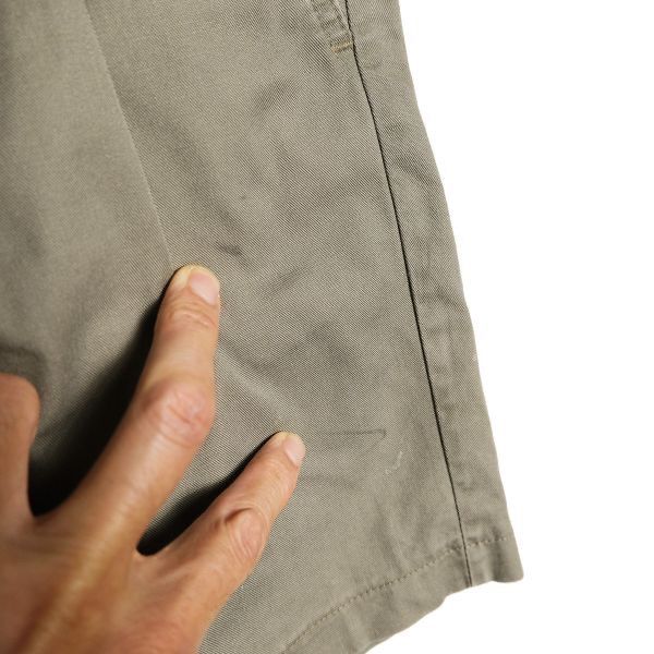 100%品質 USA製 90's LLビーン オリーブ系 (30) コットンショーツ 2タック 男性用