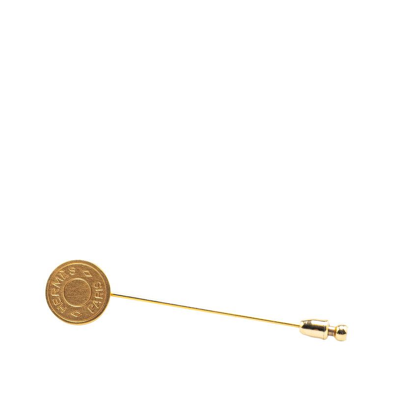 エルメス　セリエピンブローチ　ゴールド HERMES(エルメス)/セリエピンブローチ/ゴールド×の買取【ブラン