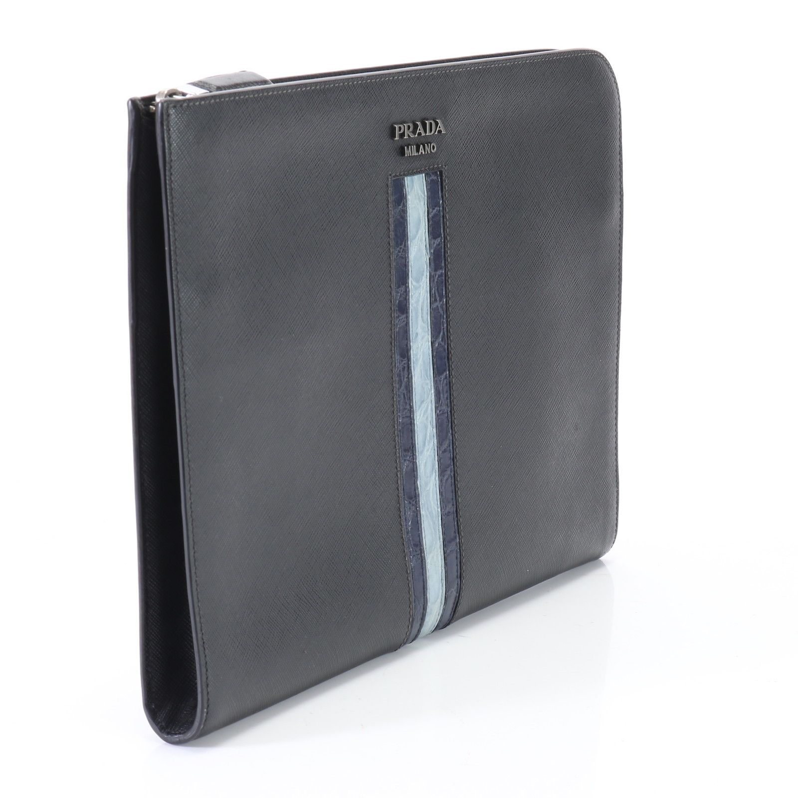 新品同様 プラダ サフィアーノ レザー セカンドバッグ クラッチ  