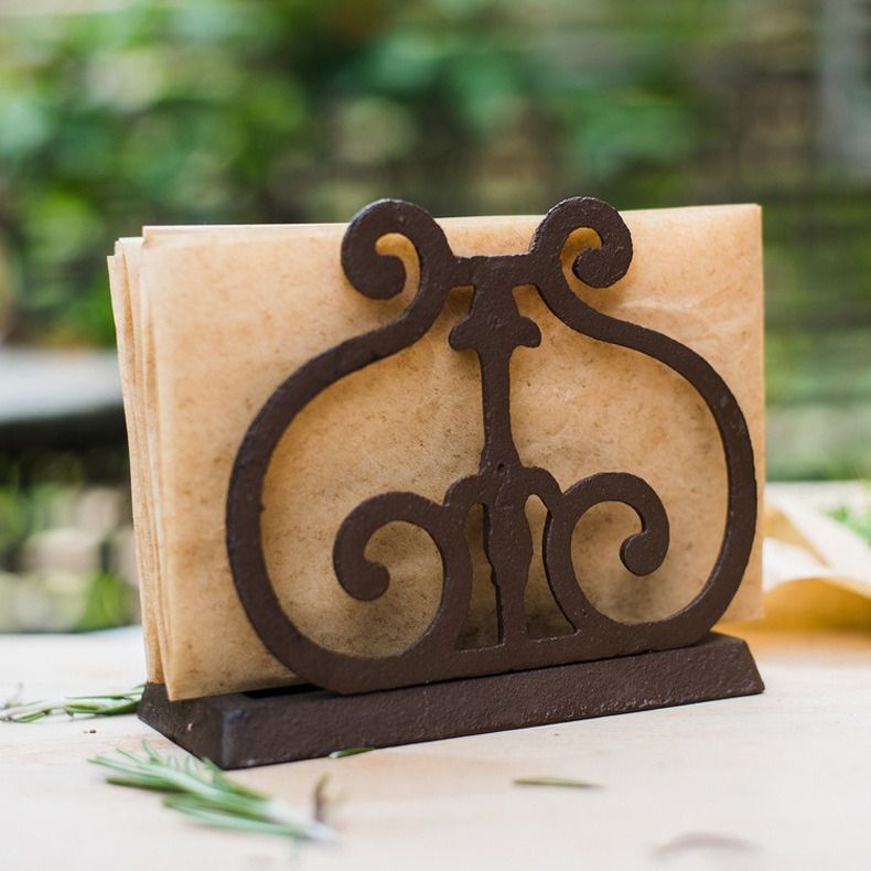 ナプキンスタンド ナプキンホルダー 卓上 収納 鋳鉄 収納ホルダー