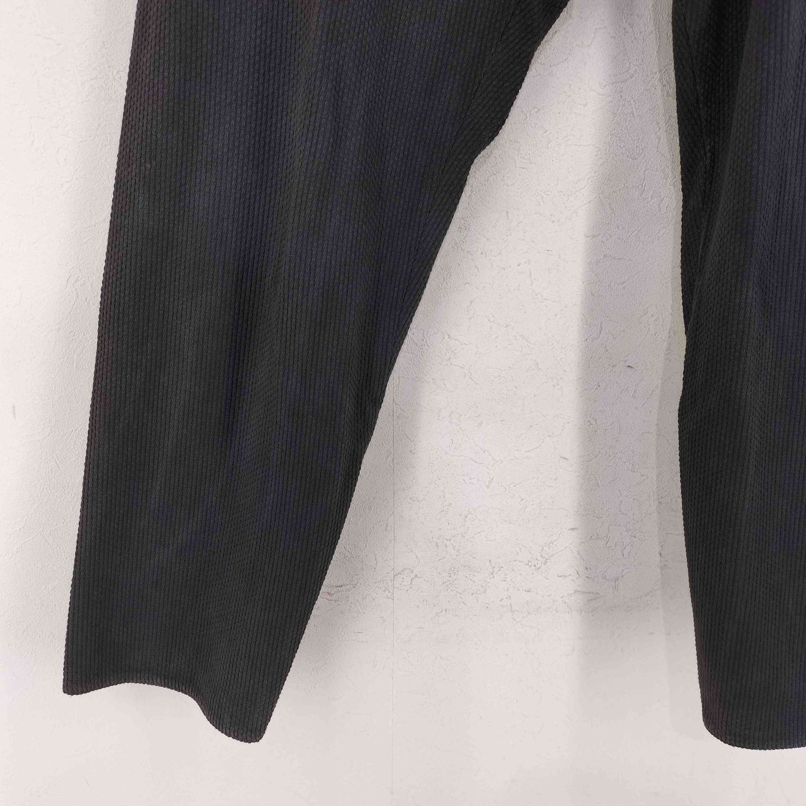 COLINA Sashiko curve Slacks 黒染 コリーナ COLINA Sashiko Curve Slacks 染め加工 イージーパンツ